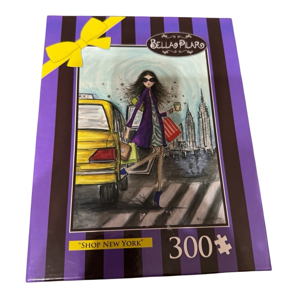 Bella Pilar Shop New York 300 Piece Puzzle Andrews Blaine Fashion Art
